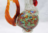 Galo de murano. Altura 31 cm. - Galo de murano. Altura 31 cm.