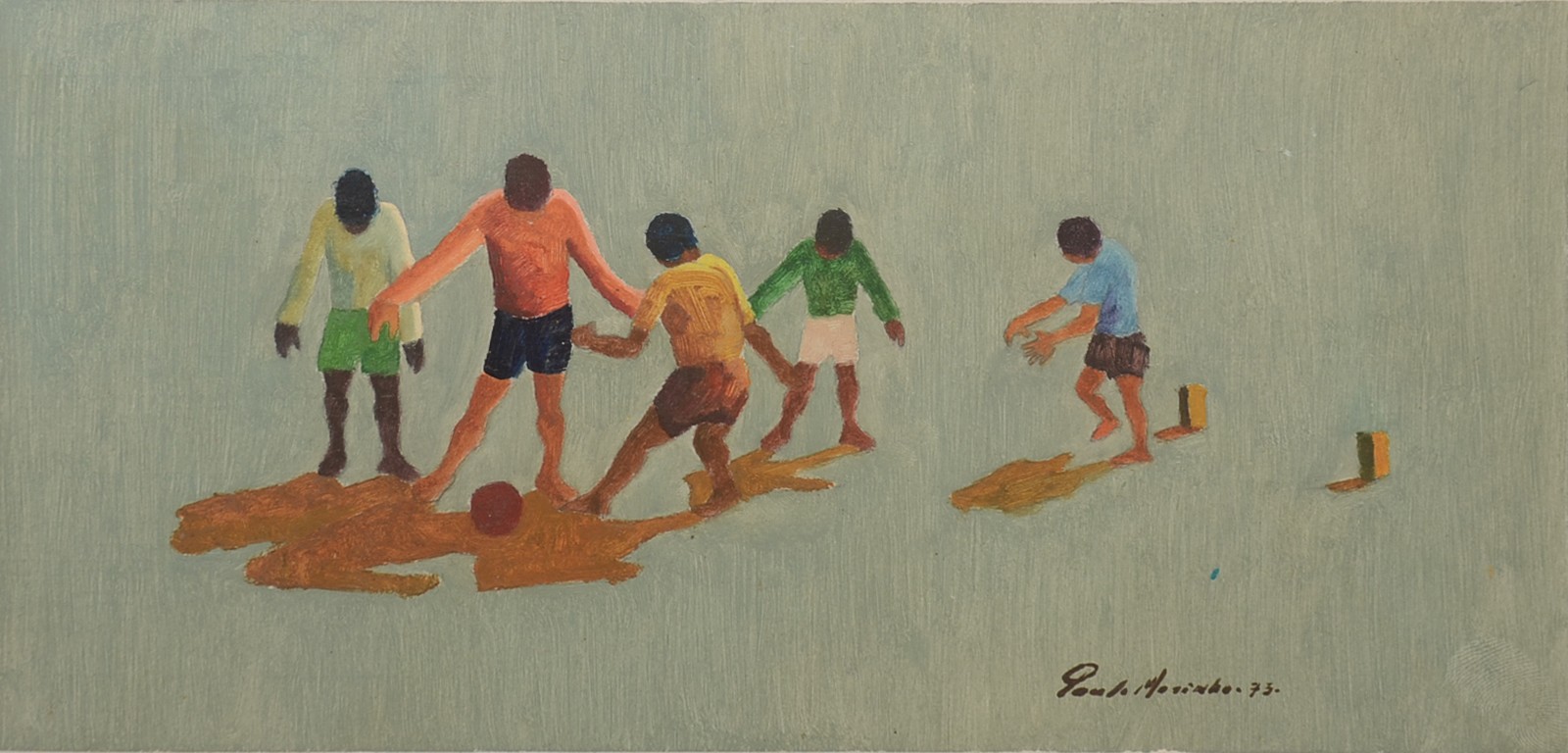 Paulo Marinho (1944), Crianças Jogando Bola - foto 1 de 5