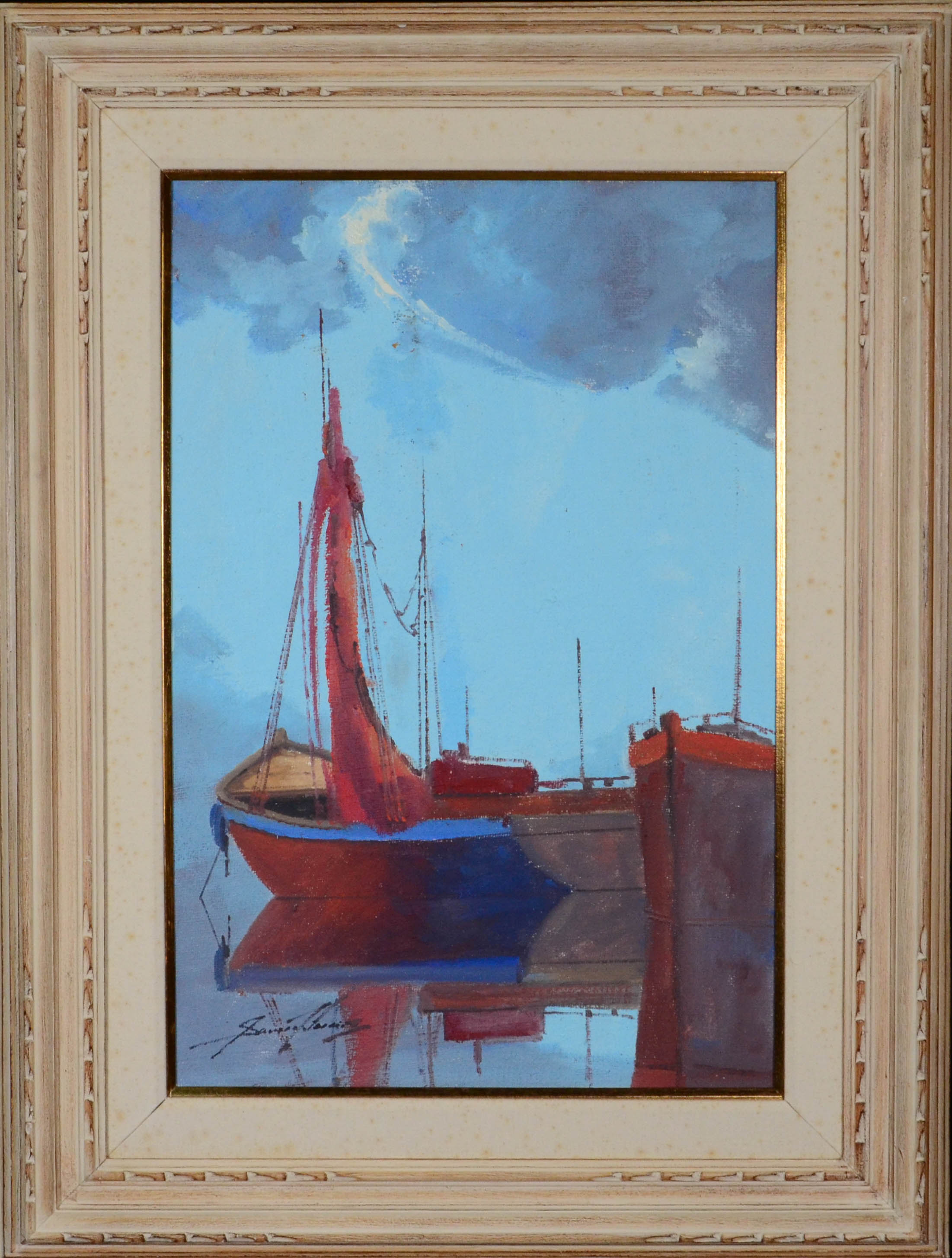 Sansão Pereira (1919-2014), Barcos no cais - foto 1 de 3