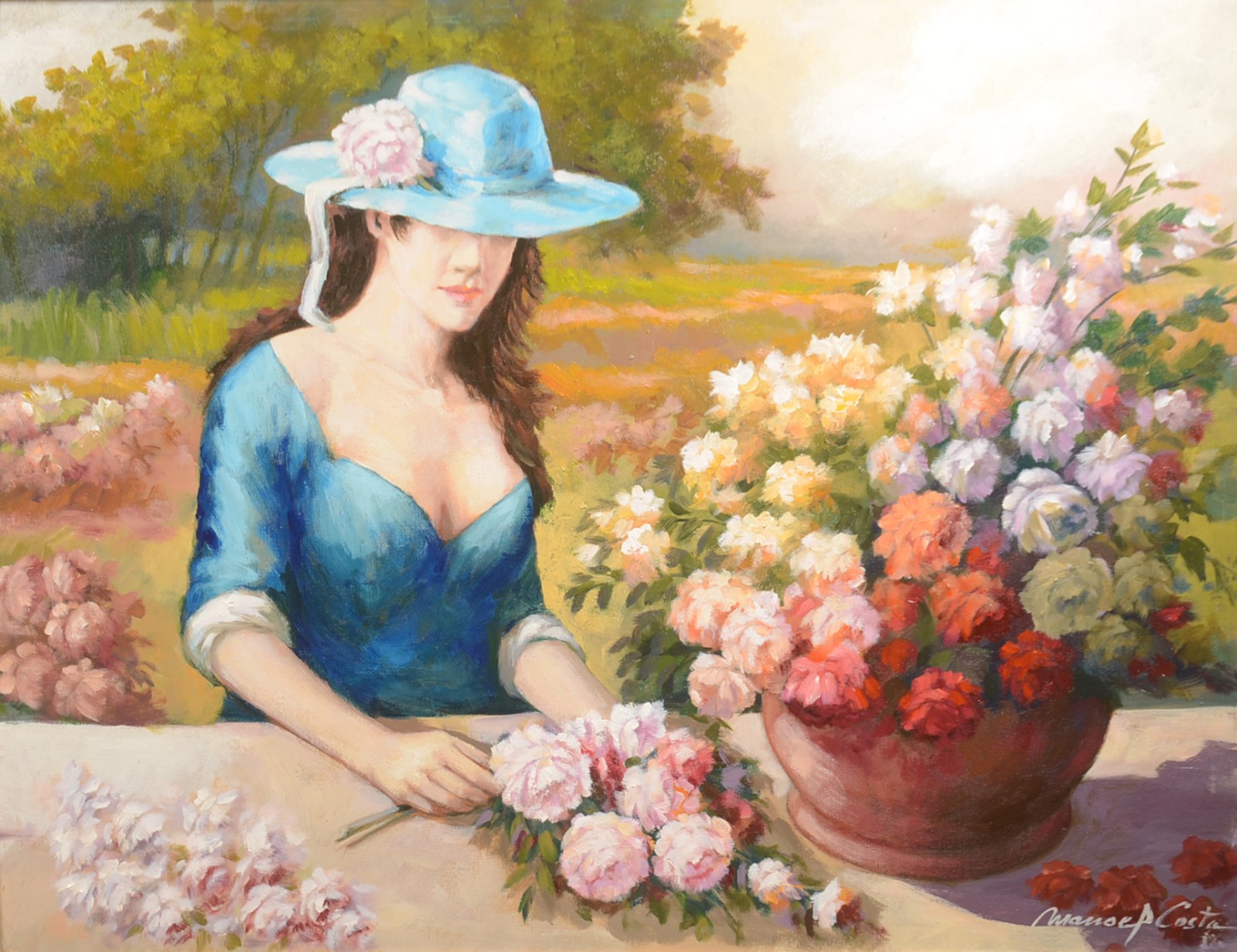 Manoel Costa (1943), Florista de Chapéu azul - foto 1 de 5