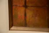 Matoso (1931), Entardecer - Óleo sobre tela - datado 1988. Moldura com cupim.