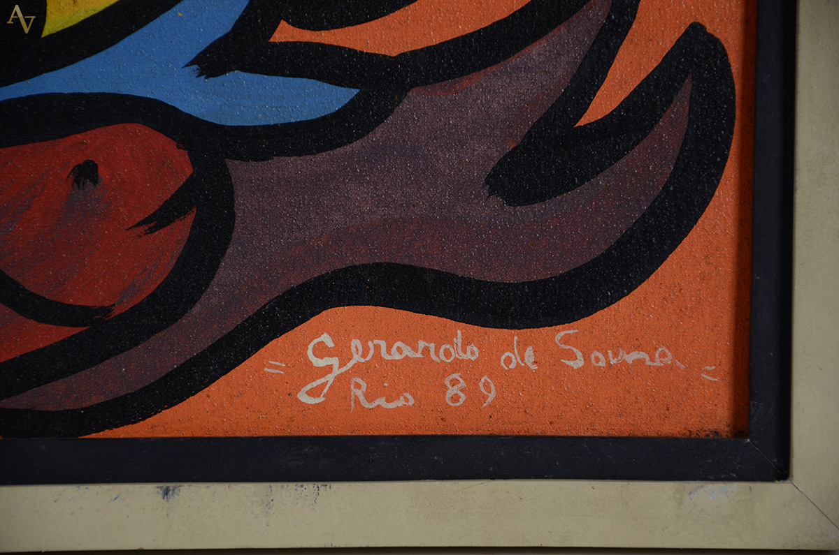 GERARDO DE SOUZA (1950) - "Pescadores" - ost - 70 x 110... - foto 3 de 4