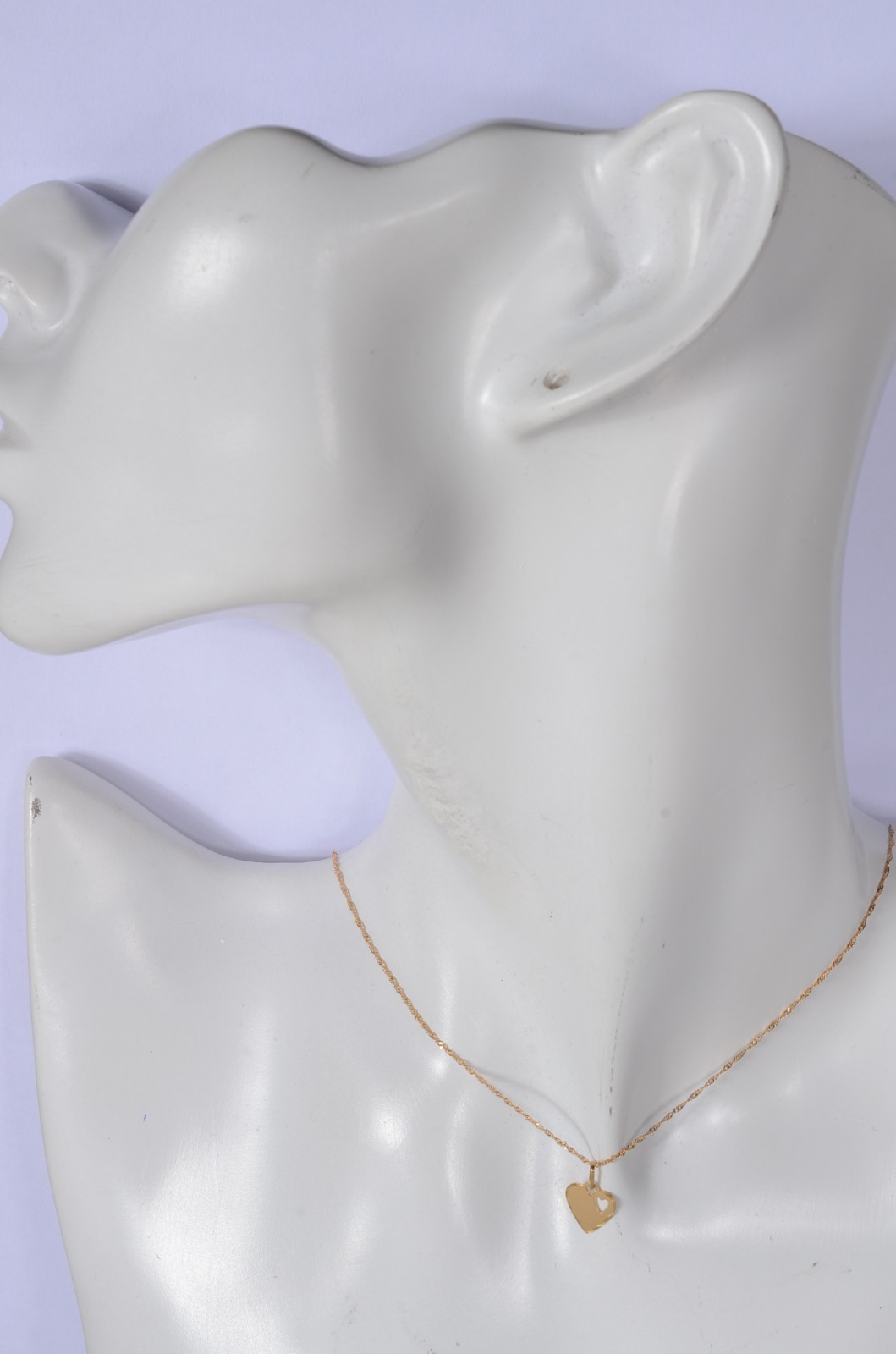 Colar com pendente de ouro 18 k. (Por motivos de segurança a peça não... - foto 5 de 5
