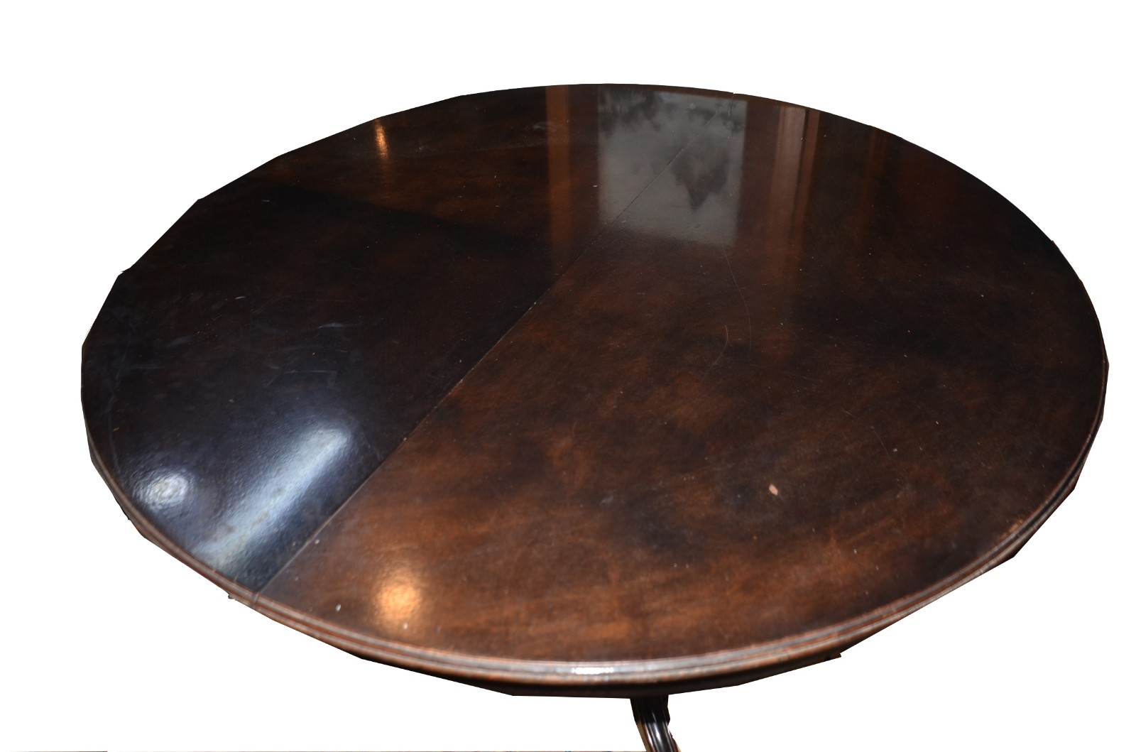Mesa de jantar de madeira nobre, 2 tabuas extensoras (0,55 cm x 1,30... - foto 5 de 10