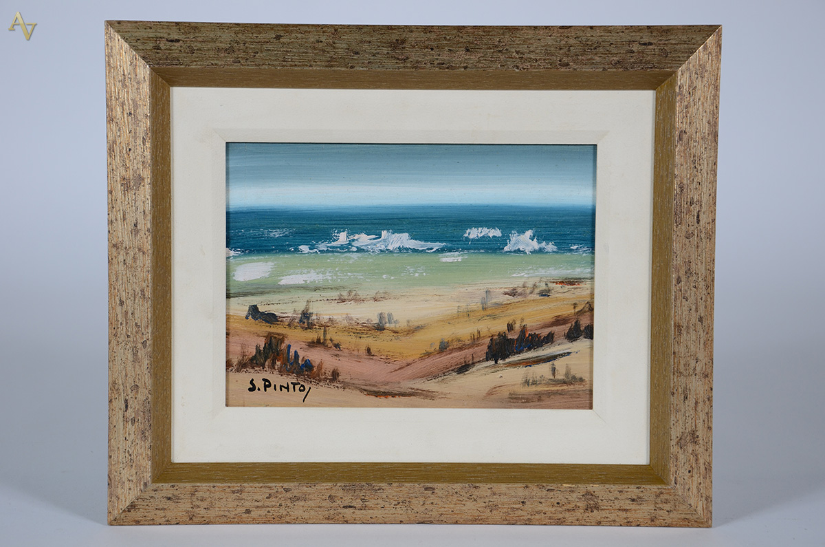 SYLVIO PINTO (1918 - 1997) - Marinha - ose - 16 x 22 - foto 1 de 4