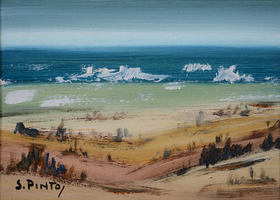 SYLVIO PINTO (1918 - 1997) - Marinha - ose - 16 x 22 - foto 2 de 4