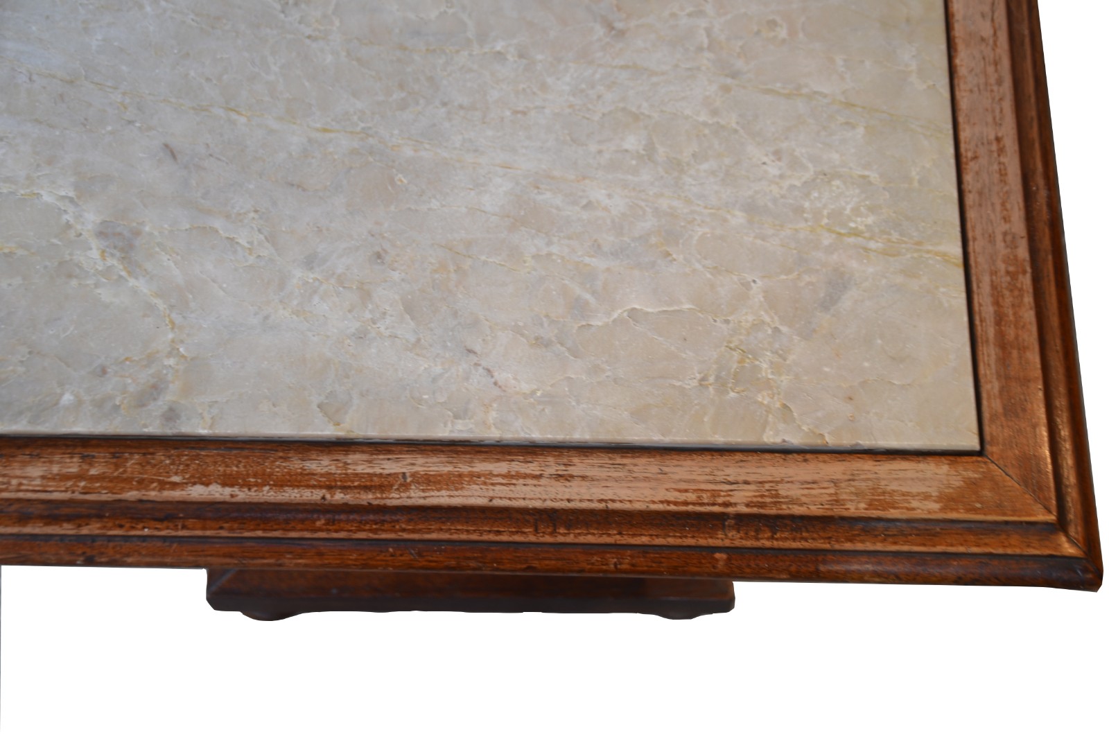 Conjunto de mesa de centro e par de mesinhas laterais de madeira... - foto 10 de 10