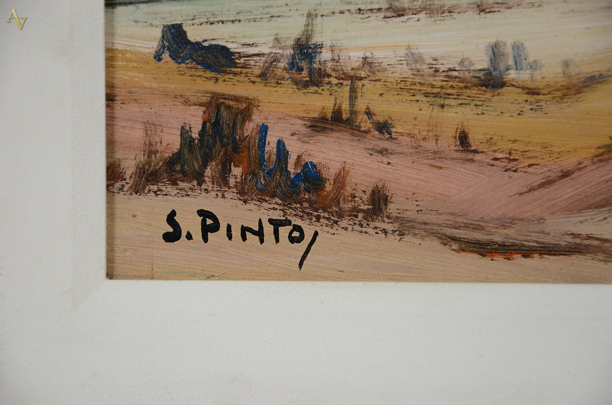 SYLVIO PINTO (1918 - 1997) - Marinha - ose - 16 x 22 - foto 3 de 4