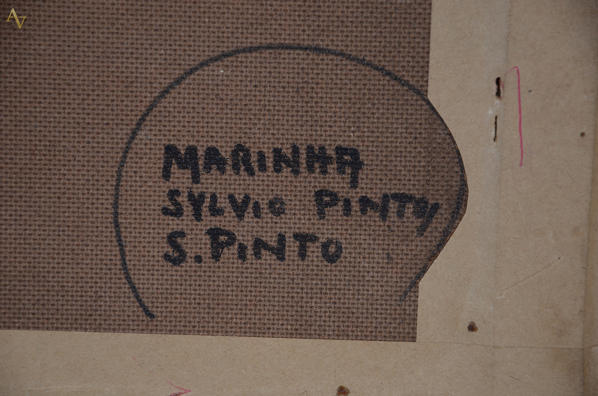 SYLVIO PINTO (1918 - 1997) - Marinha - ose - 16 x 22 - foto 4 de 4
