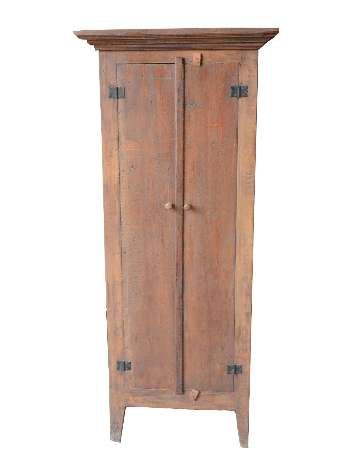 Armário de madeira rustica, duas portas e tres prateleiras internas... - foto 2 de 8