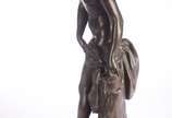 CHARLES GAUTIER - BRONZIER (França, século XIX)... - Escultura de bronze representando figura feminina. Assinada na base.