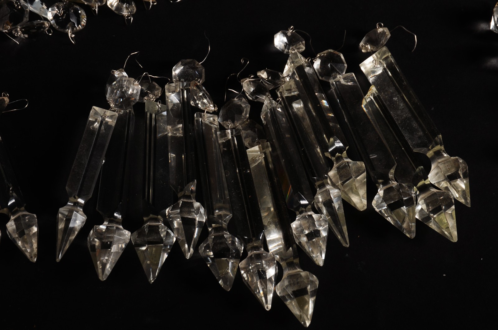 Diversas peças de cristal para lustre. - foto 2 de 11
