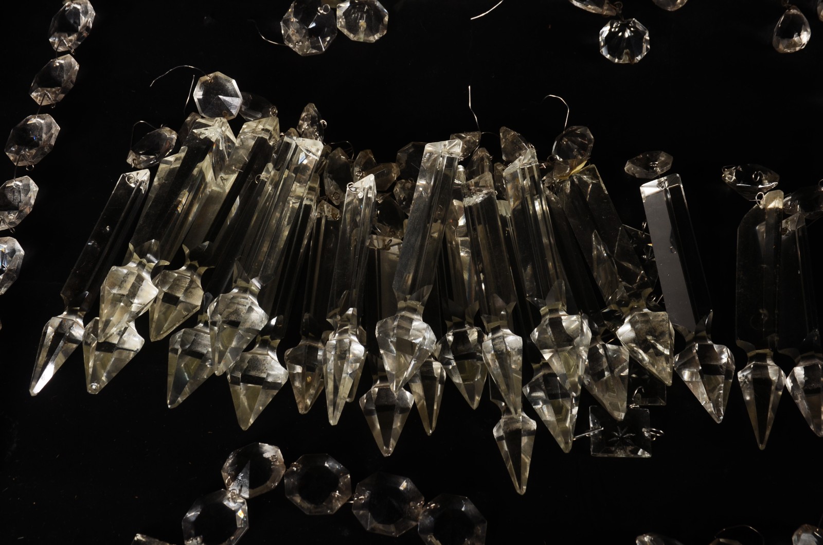 Diversas peças de cristal para lustre. - foto 3 de 11