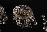 Diversas peças de cristal para lustre. - Diversas peças de cristal para lustre.