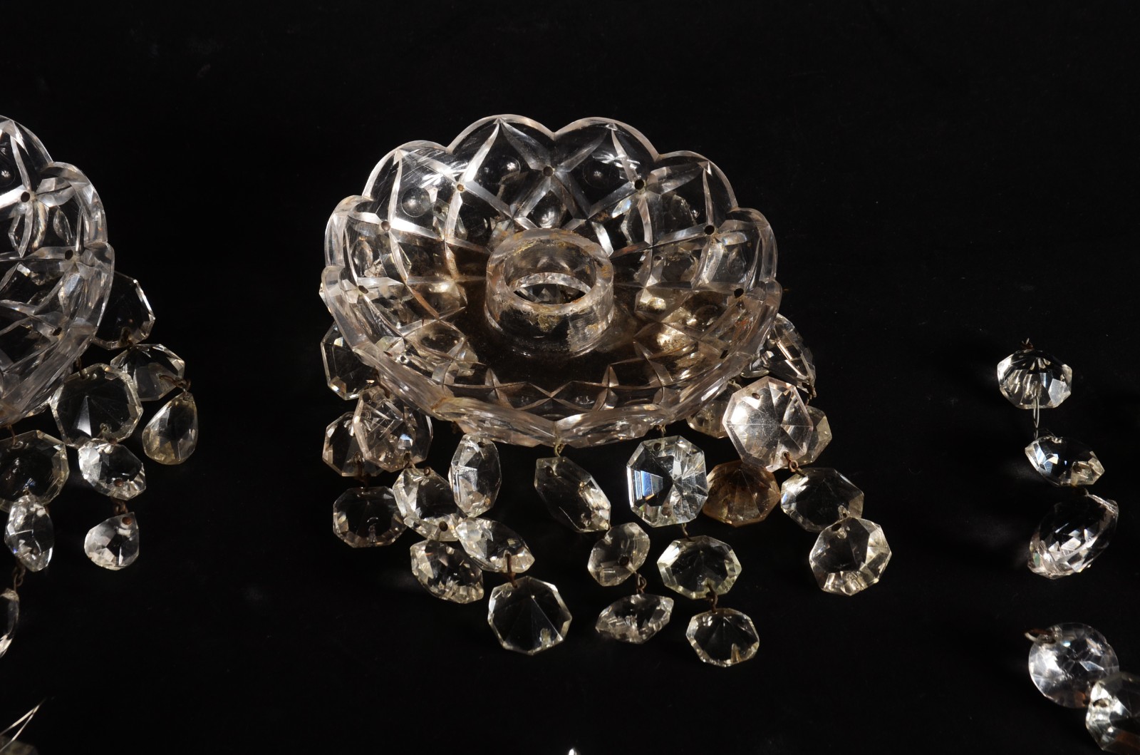 Diversas peças de cristal para lustre. - foto 5 de 11
