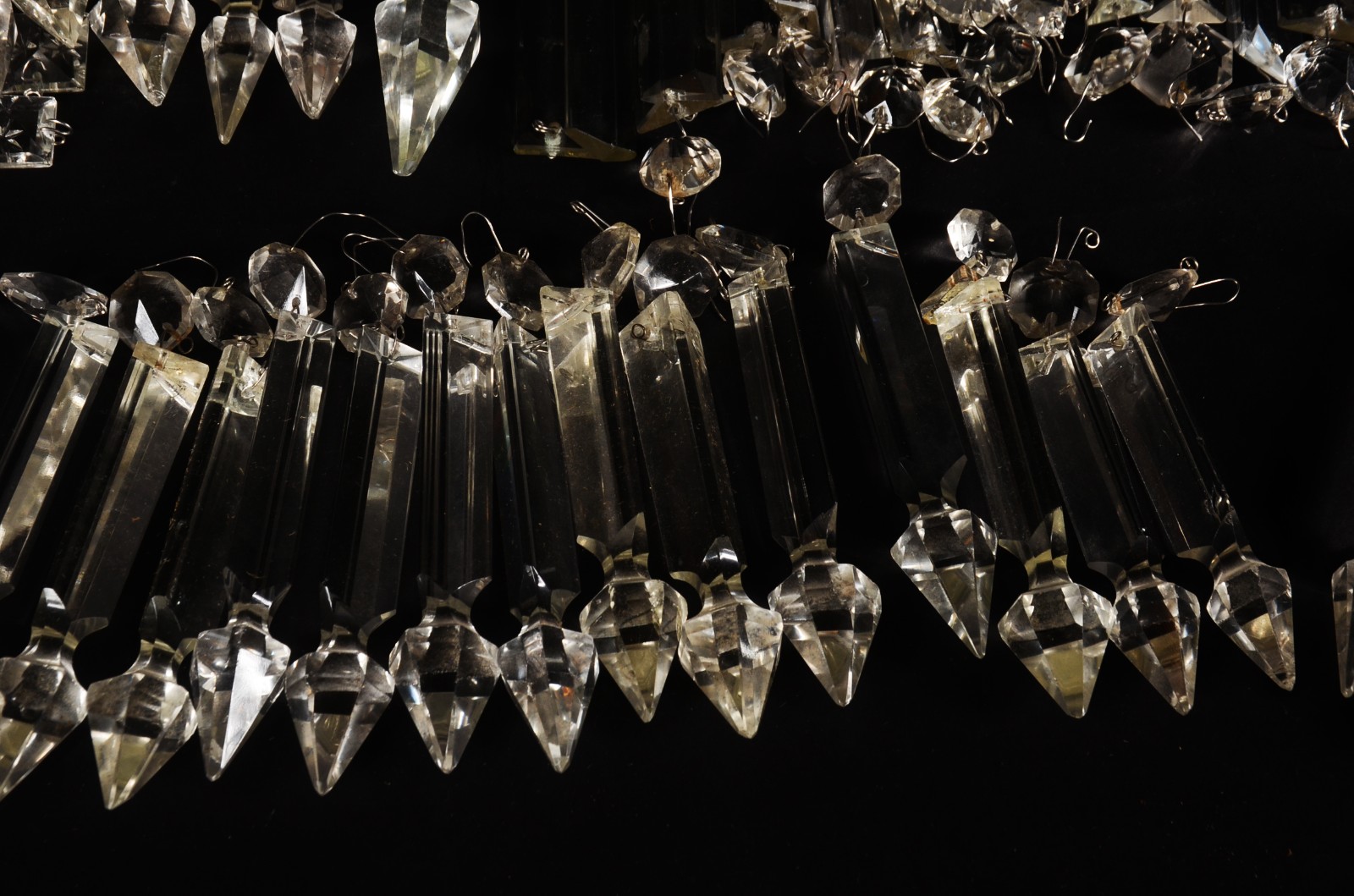 Diversas peças de cristal para lustre. - foto 6 de 11