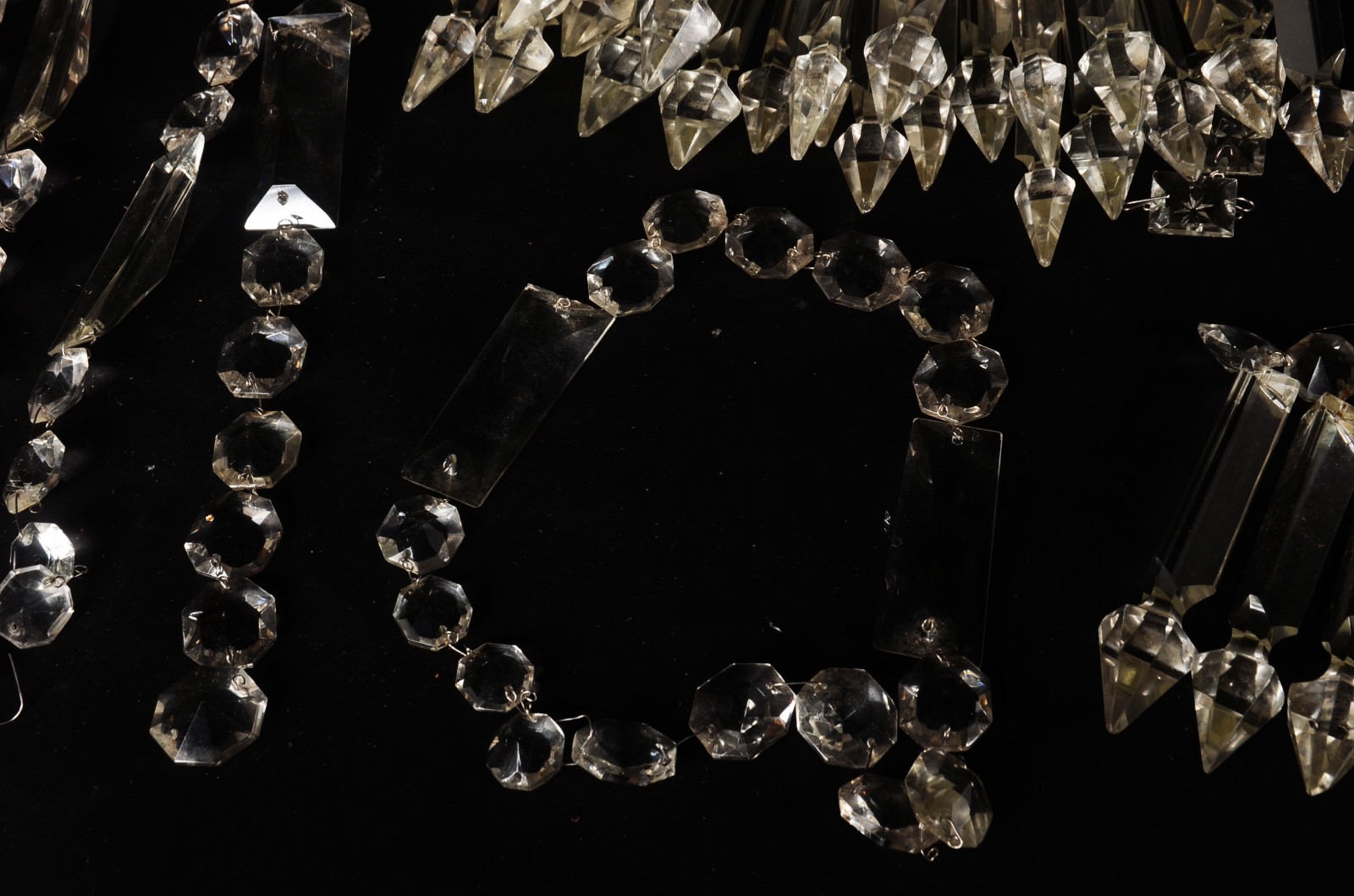 Diversas peças de cristal para lustre. - foto 7 de 11