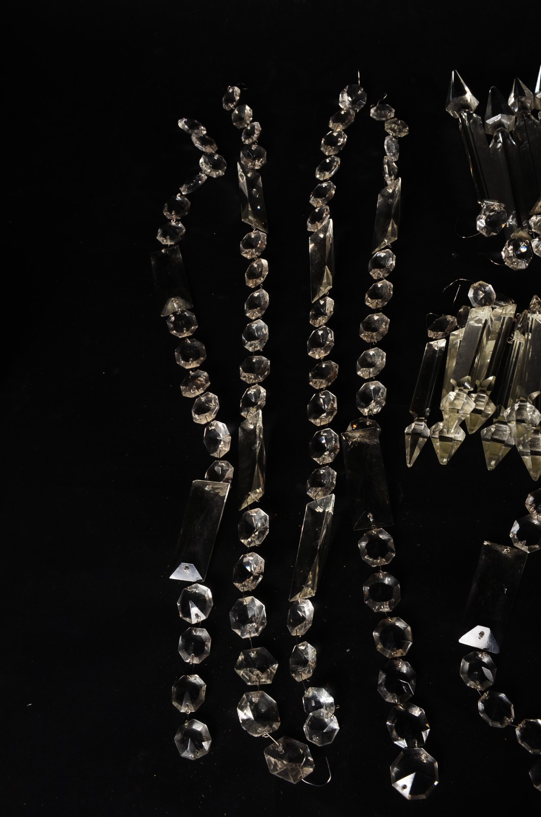 Diversas peças de cristal para lustre. - foto 8 de 11