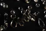 Diversas peças de cristal para lustre. - Diversas peças de cristal para lustre.
