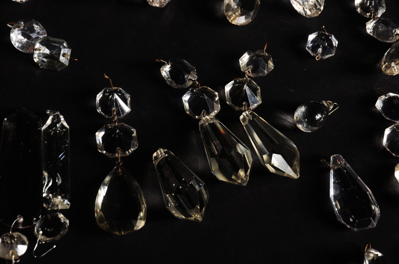 Diversas peças de cristal para lustre. - foto 9 de 11