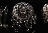 Diversas peças de cristal para lustre. - Diversas peças de cristal para lustre.