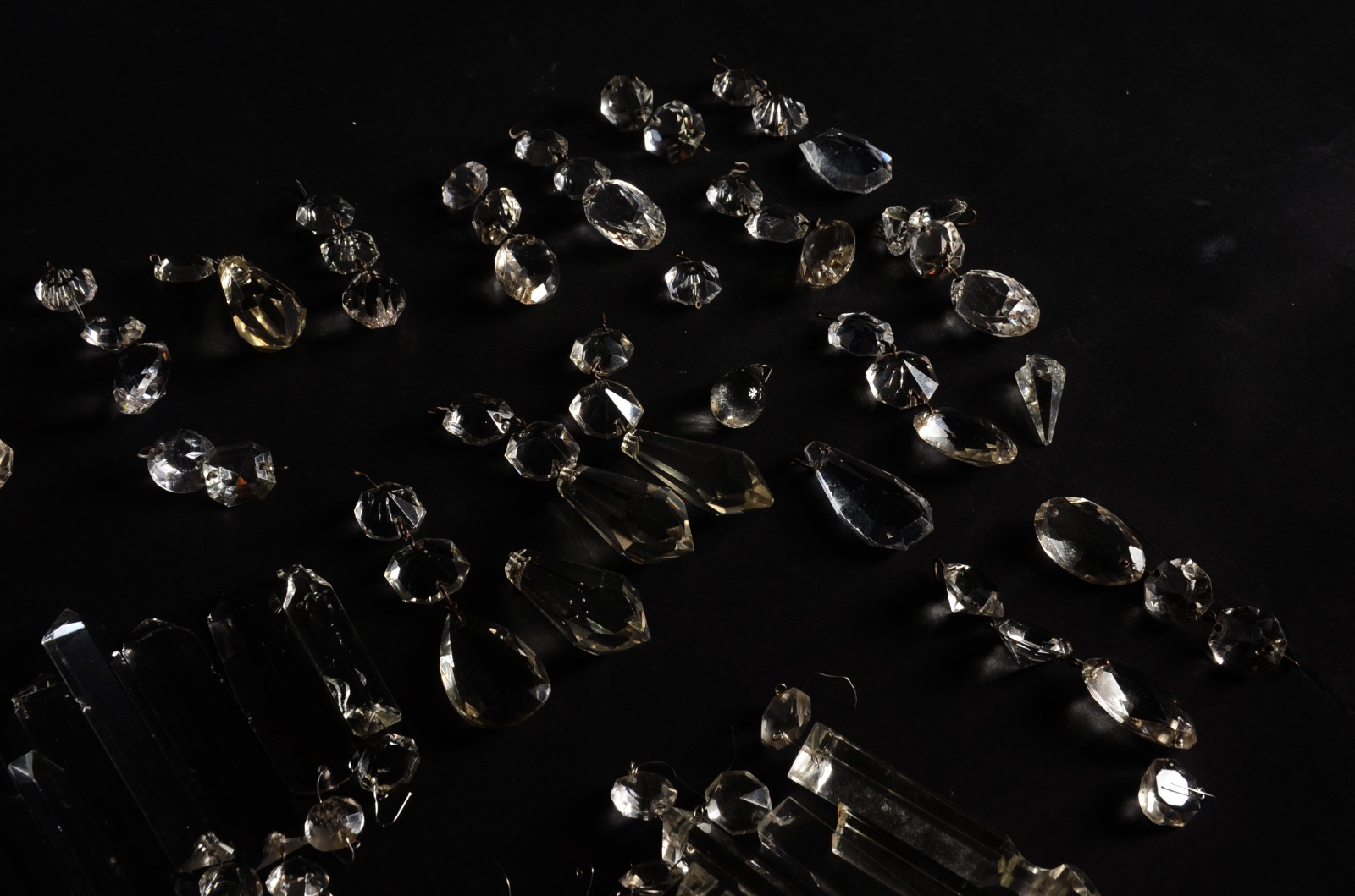 Diversas peças de cristal para lustre. - foto 11 de 11