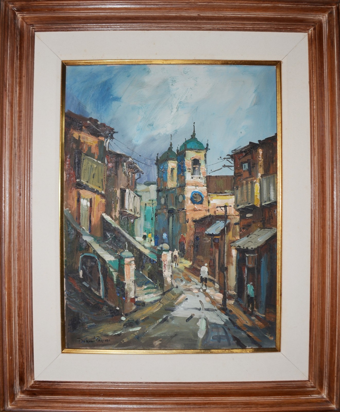 Durval Pereira (1917-1984), Casario com Igreja - foto 2 de 4