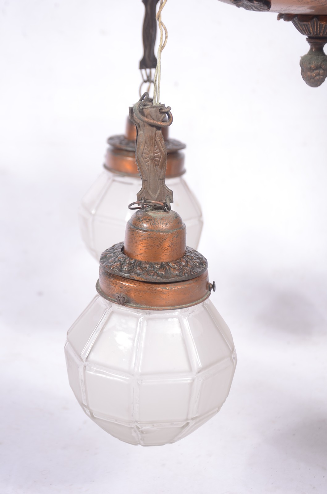 Lustre de metal para 4 luzes. - foto 5 de 6