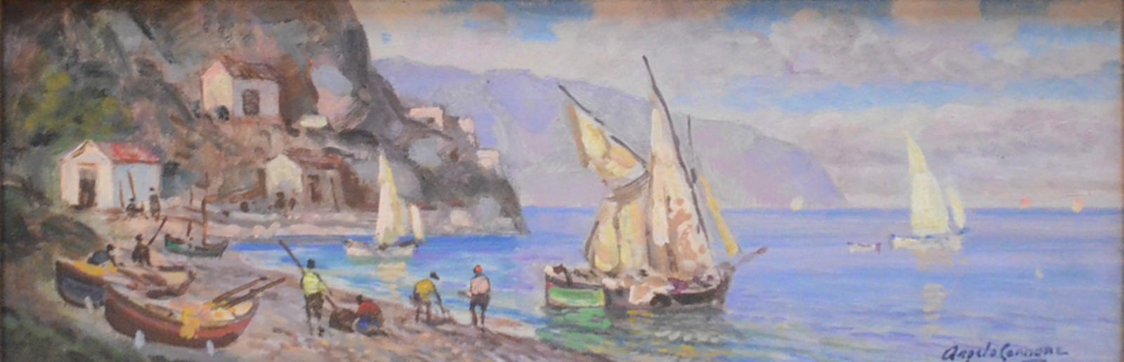 Angelo Cannone (1899-1992), Marinha com Barcos - foto 1 de 4