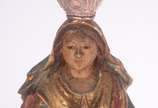 Nossa Senhora da Conceição - Antiga Imagem de m... - Nossa Senhora da Conceição - Antiga Imagem de madeira policromada e dourada. Acompanha coroa de metal.