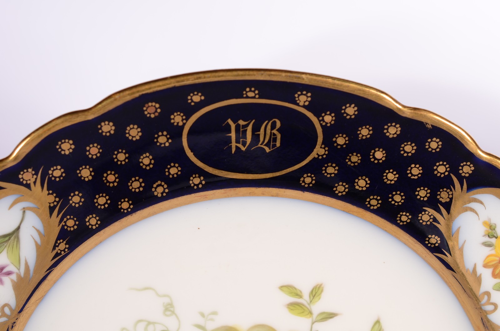 Par de pratos de porcelana "Visconde de Meriti" - Manoel Pereira... - foto 2 de 7