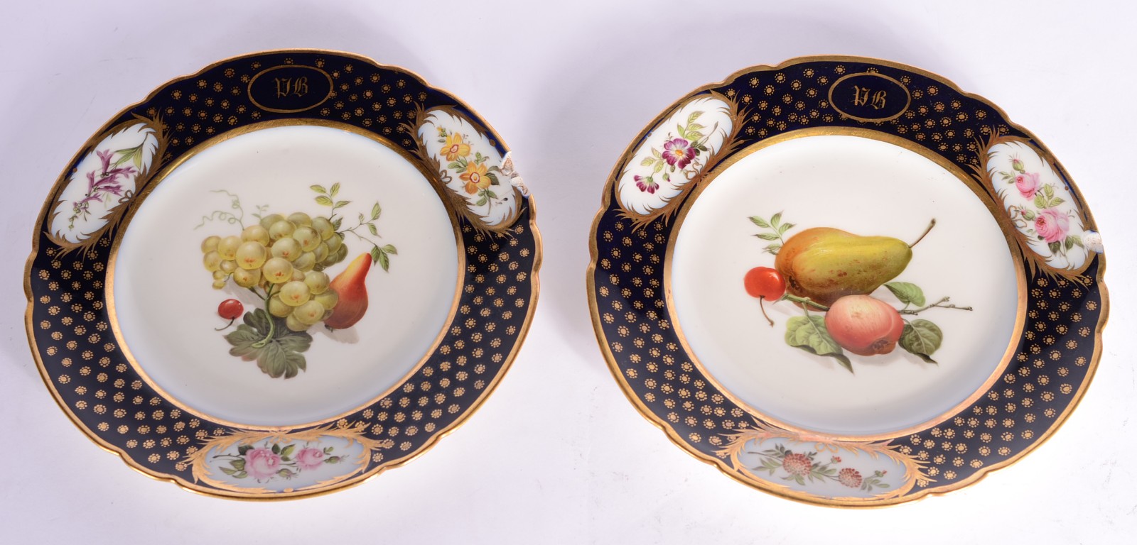 Par de pratos de porcelana "Visconde de Meriti" - Manoel Pereira... - foto 5 de 7