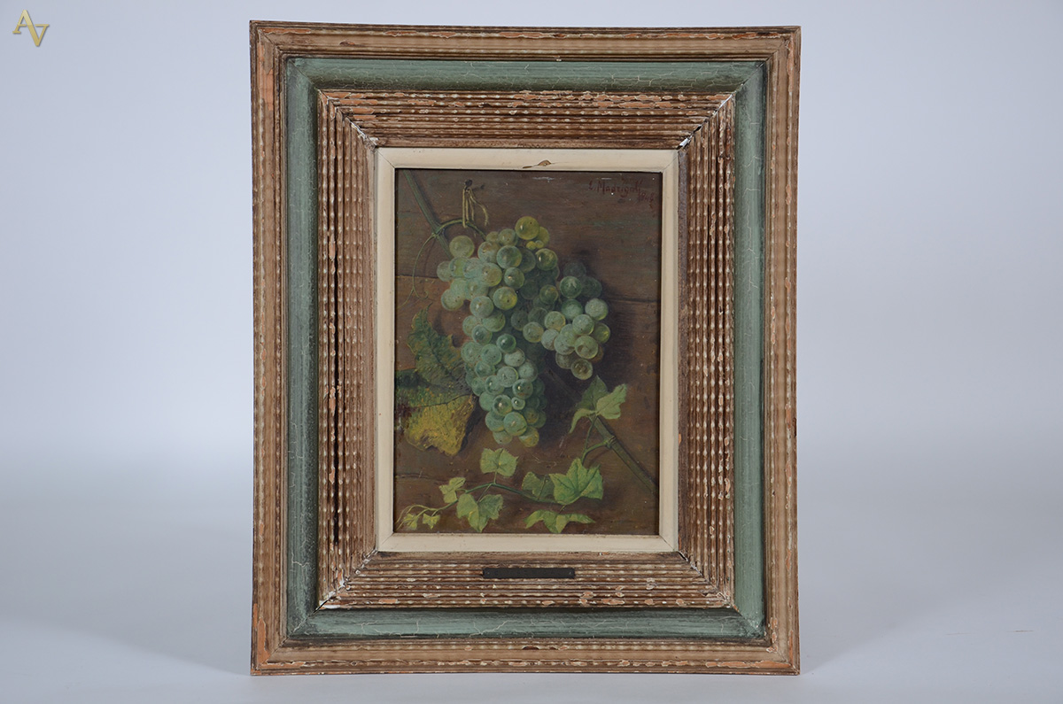 E. MADRIGALI - Uvas - osm - 34 x 24,5 - datado 1948 - foto 1 de 5