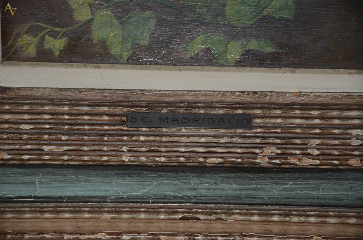 E. MADRIGALI - Uvas - osm - 34 x 24,5 - datado 1948 - foto 4 de 5