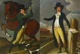 Louis Francois Gerard van der Puyl (1750/1824),... - Par de quadros - Óleo sobre tela.