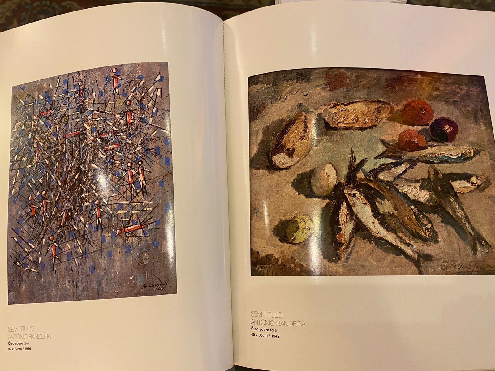 Antonio Bandeira (1922-1967), Natureza morta com peixes - foto 5 de 6