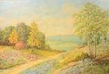 EUGENIO ACOSTA (1896 - 1964), Paisagem - Óleo sobre tela.