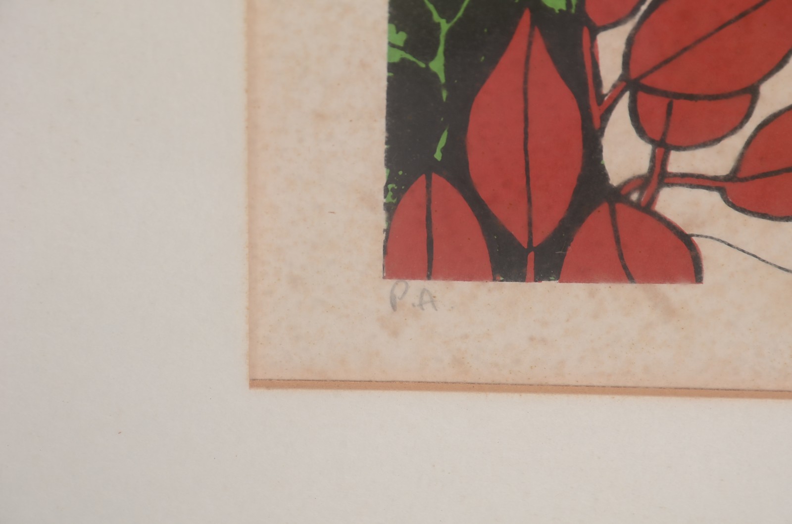 Gravura P.A (Prova do Artista). Com pontos de fungos. - foto 4 de 6