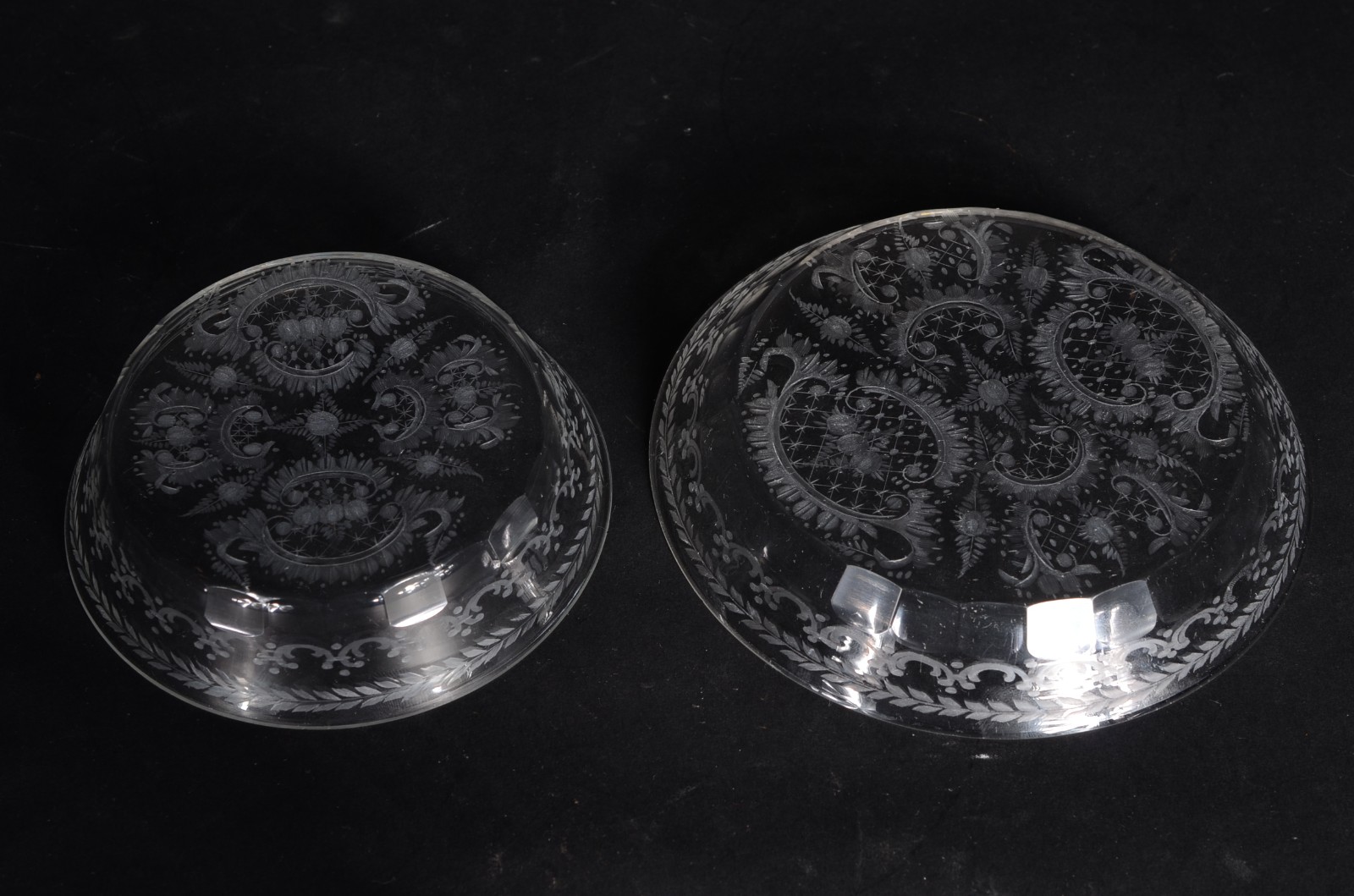 Conjunto com 9 lavandas com presentoir de cristal europeu lavrado. - foto 6 de 6