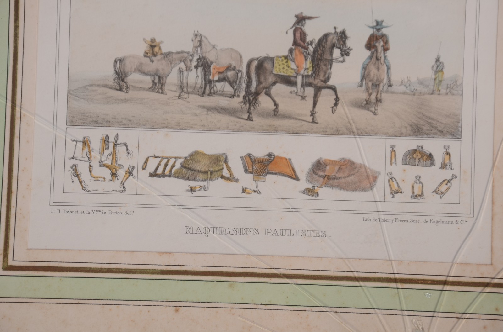 Duas litografias de Debret - Thierry Frères. - foto 3 de 10