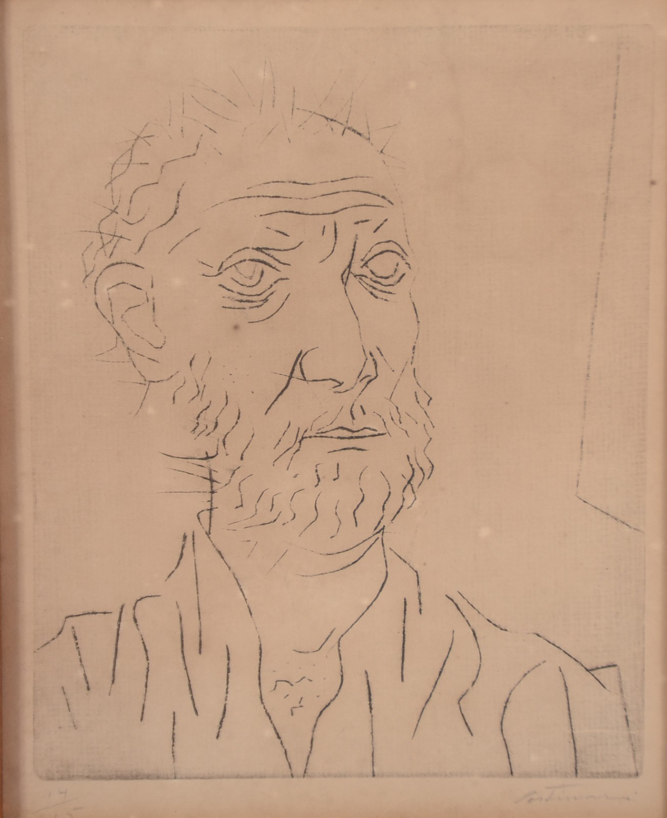 Cândido Portinari (1903-1962), Cabeça de velho - foto 1 de 6