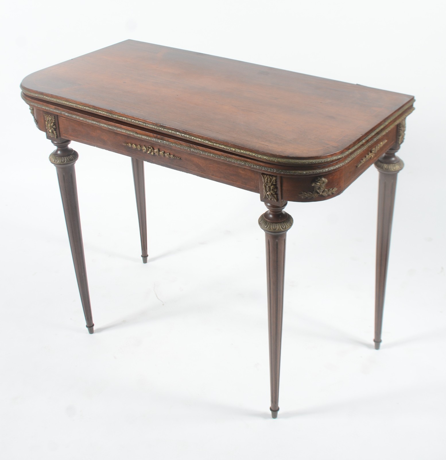 Aparador/Mesa de jogo de madeira nobre, estilo francês, tampo... - foto 1 de 11