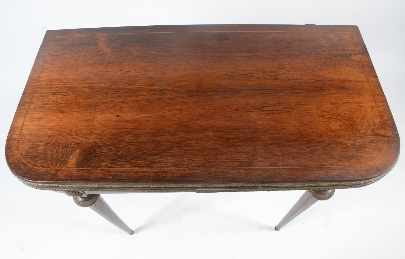 Aparador/Mesa de jogo de madeira nobre, estilo francês, tampo... - foto 5 de 11