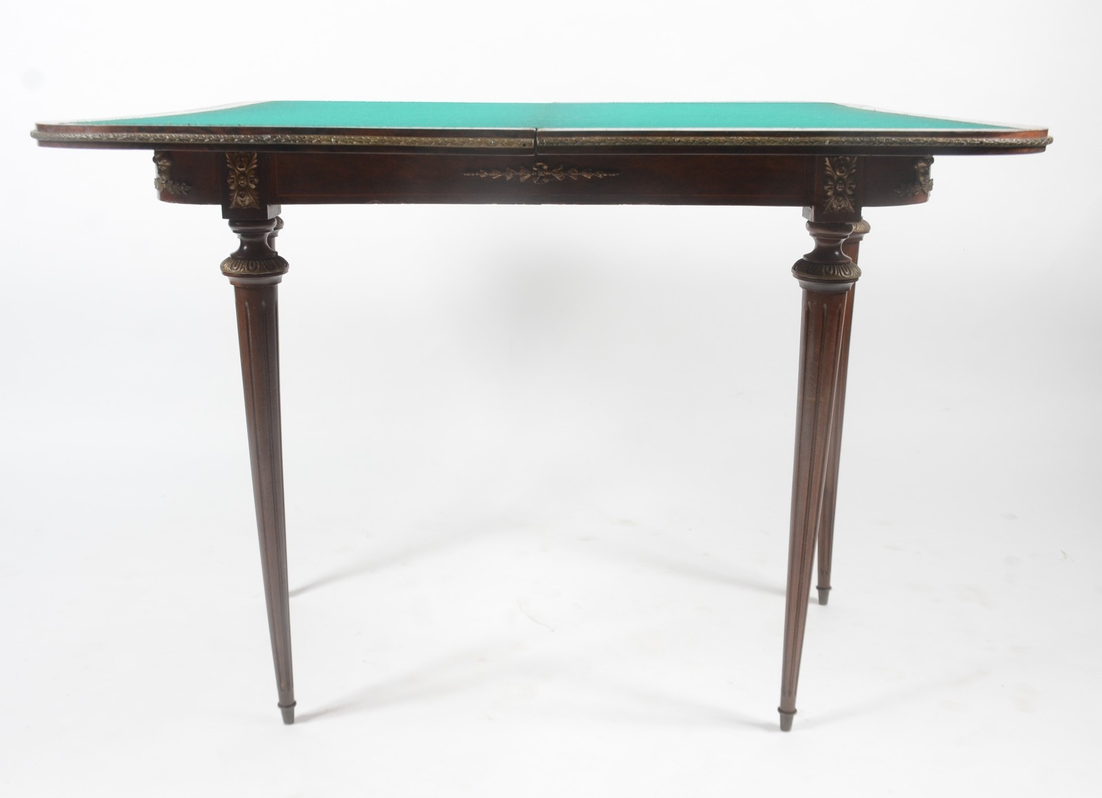 Aparador/Mesa de jogo de madeira nobre, estilo francês, tampo... - foto 10 de 11