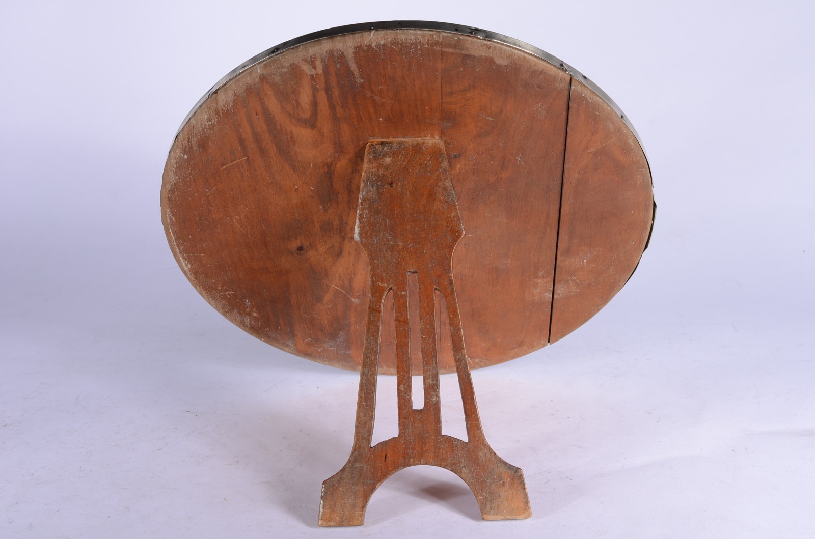 Espelho de mesa de cristal bisotado com borda de prata, feitio... - foto 3 de 6