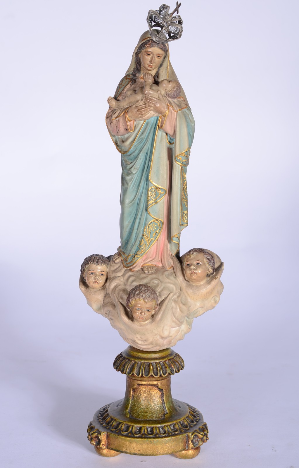 Nossa Senhora da Conceição com menino Jesus - Imagem portuguesa de... - foto 1 de 6