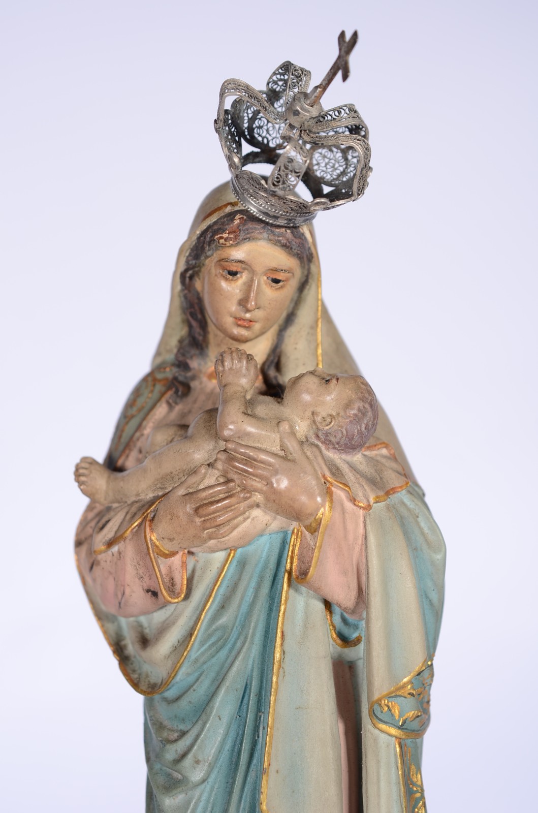 Nossa Senhora da Conceição com menino Jesus - Imagem portuguesa de... - foto 2 de 6