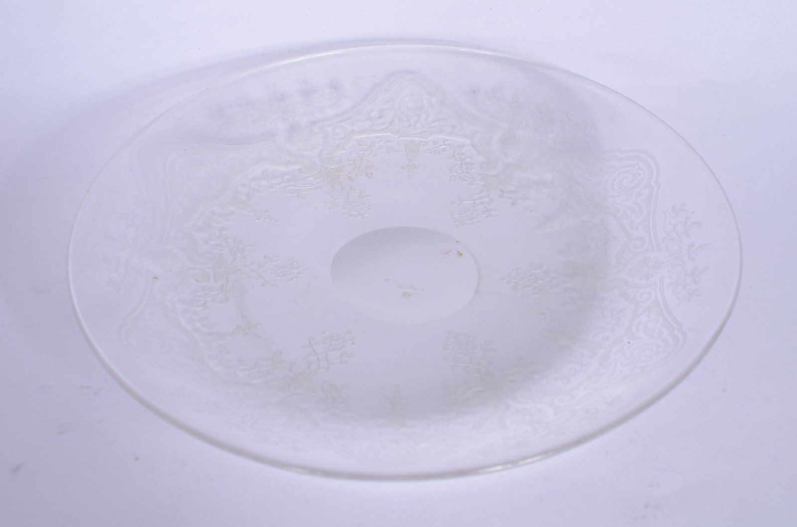 Compoteira com presentoir de cristal frances com guirlandas lavradas... - foto 7 de 8