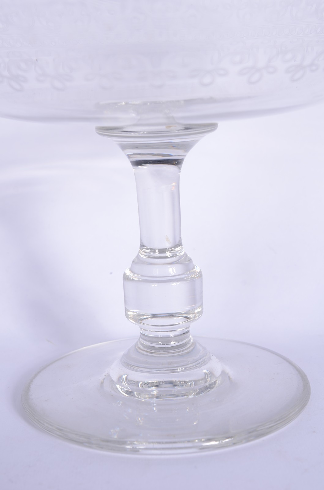 Quatro fruteiras de cristal europeu, diversos modelos. - foto 4 de 10