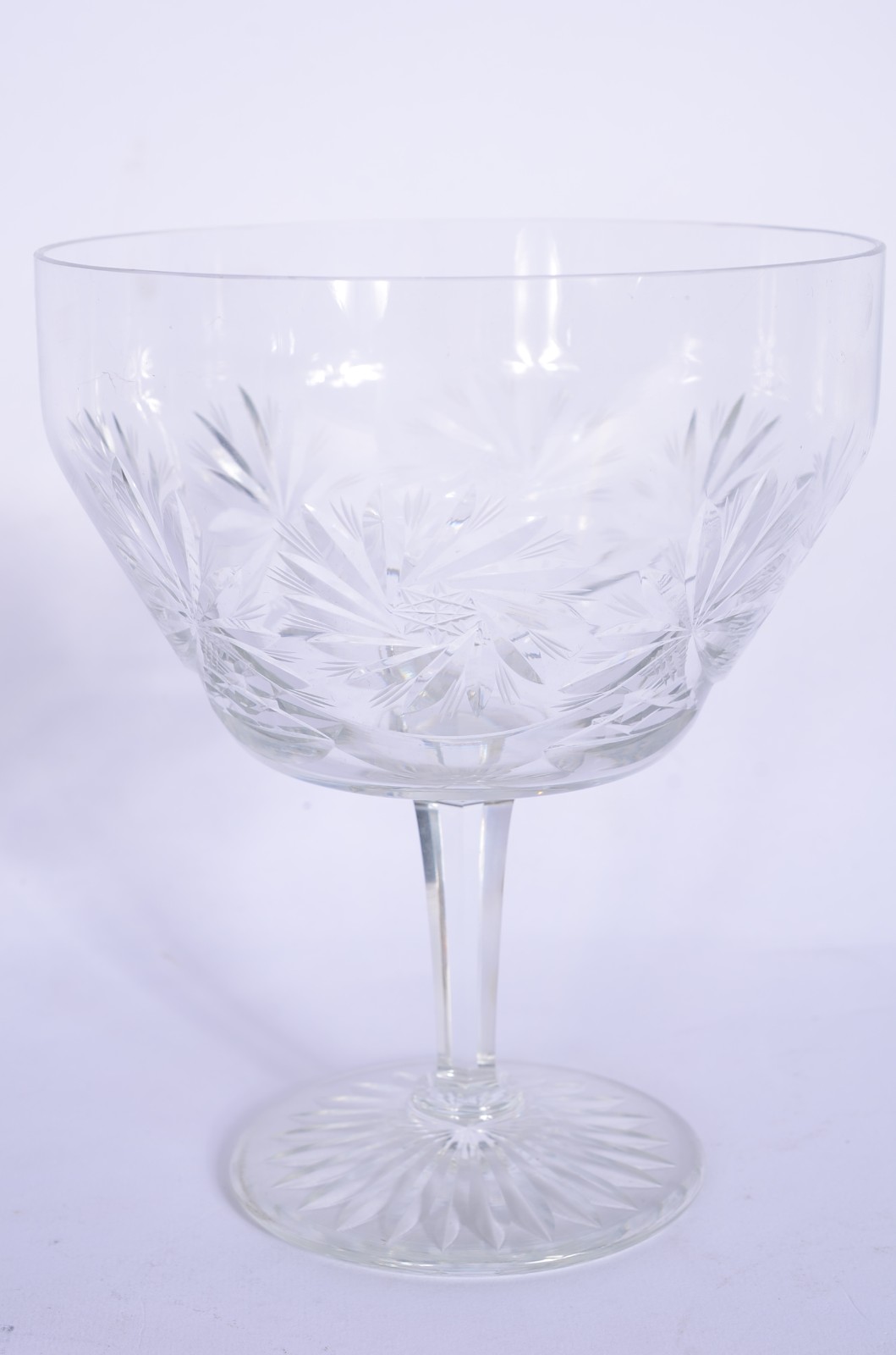 Quatro fruteiras de cristal europeu, diversos modelos. - foto 5 de 10
